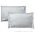 Custom 100% Polyester Microfiber stripe Satin Pillowcase
